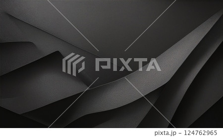落ち着いたチャコールグレー素材 124762965