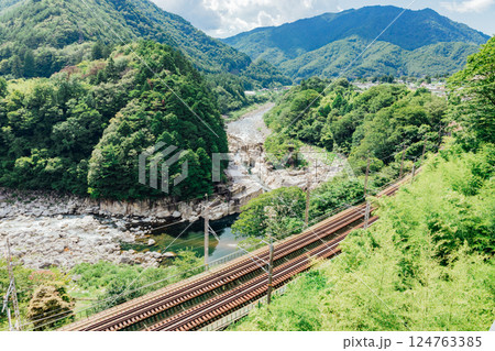 ＜長野＞寝覚の床 124763385