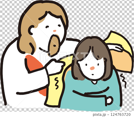 Pray, Praying Child,  Jesus, love, church, hope, god, jesus illustration, church illust,  124763720