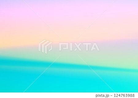 ピンク・青色系カラフルでファンタジーカラーの抽象的背景　 124763988