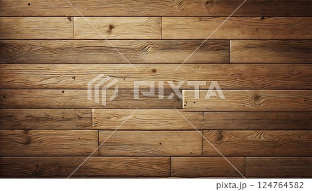 木目のある焦茶色の板張りの背景画像 木目のある焦茶色の板張りの背景画像 124764582