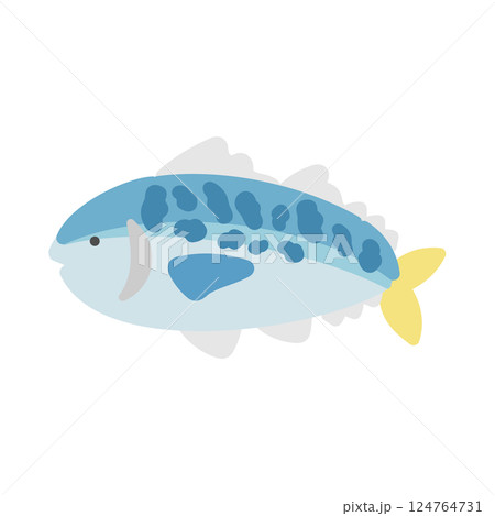 サバ  イラスト サバ  イラスト 124764731