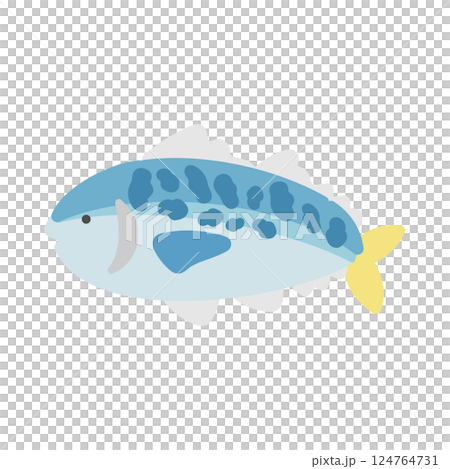 サバ  イラスト サバ  イラスト 124764731