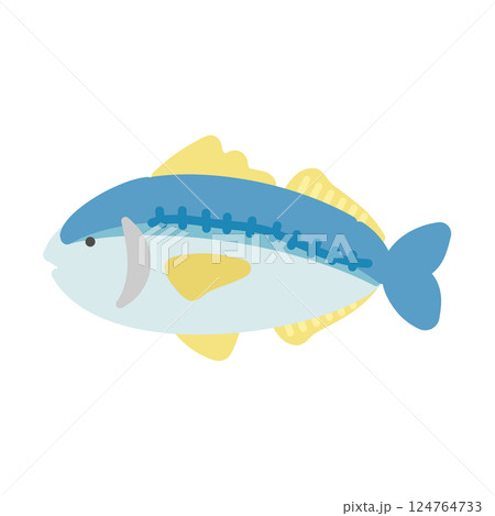アジ  イラスト アジ  イラスト 124764733