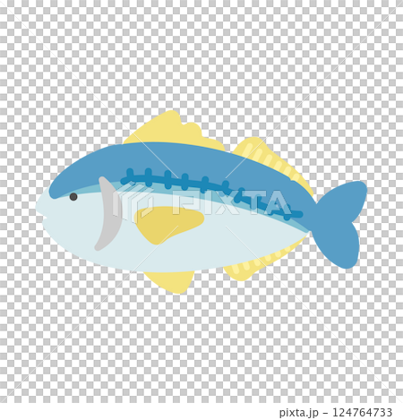 アジ  イラスト アジ  イラスト 124764733