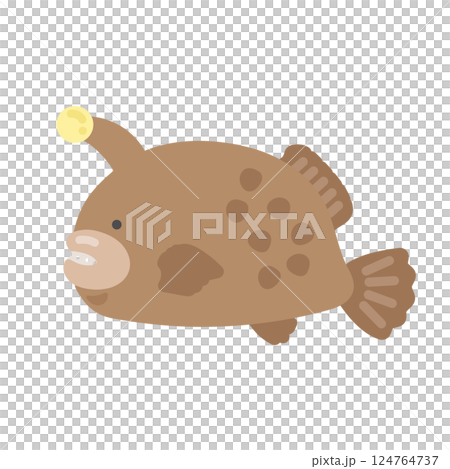 アンコウ　イラスト 124764737