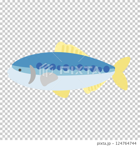 イワシ  イラスト 124764744