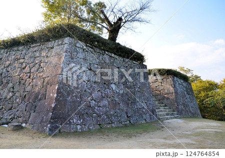 宇和島城 櫛形門跡の石垣 宇和島城 櫛形門跡の石垣 124764854