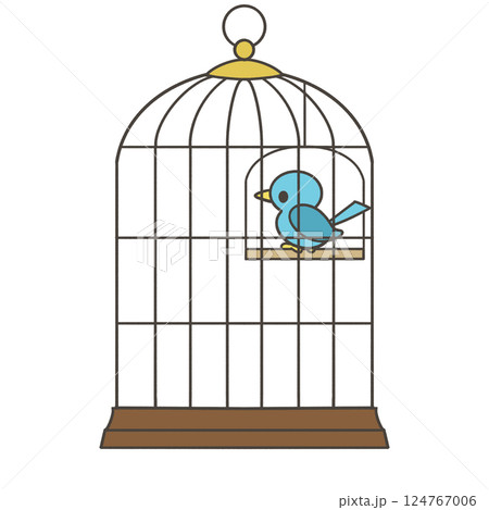 鳥かごの中の鳥 124767006