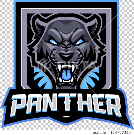 Panther head mascot 124767399