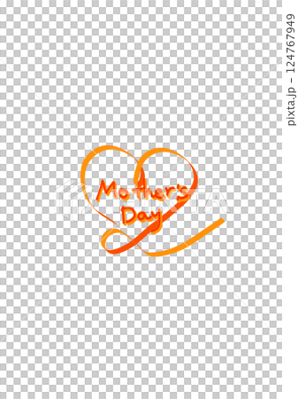 Mother's Day logo written with ribbon Mother's Day logo written with ribbon 124767949