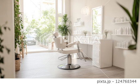 おしゃれで明るい美容室 おしゃれで明るい美容室 124768344