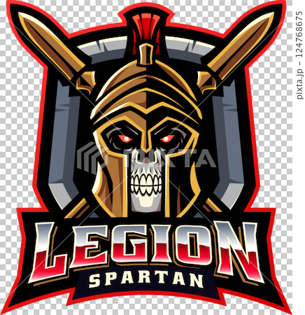 Legion spartan mascot Legion spartan mascot 124768675