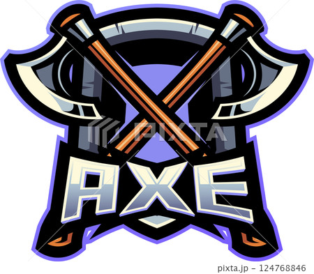 Axe esport mascot 124768846