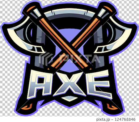 Axe esport mascot 124768846