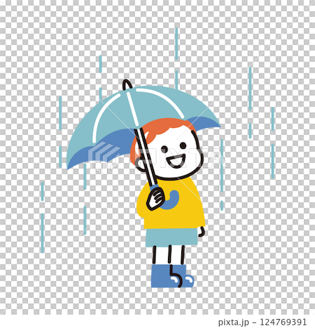 Rainy season and children 124769391