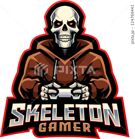 Skeleton gamer mascot Skeleton gamer mascot 124769441