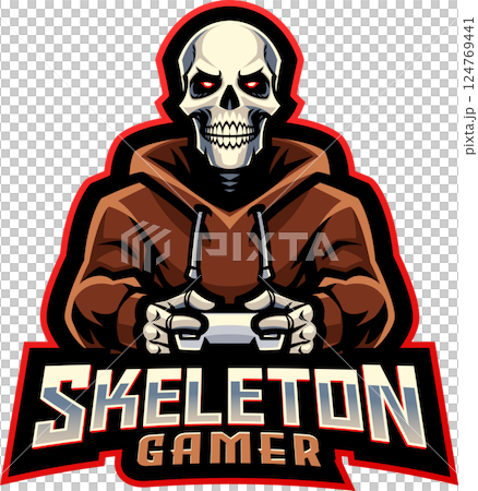 Skeleton gamer mascot Skeleton gamer mascot 124769441