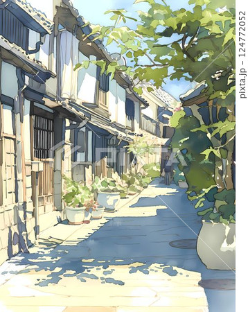 古い町並み 124772052