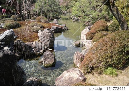 春の日の京都城南宮の庭園 春の日の京都城南宮の庭園 124772433