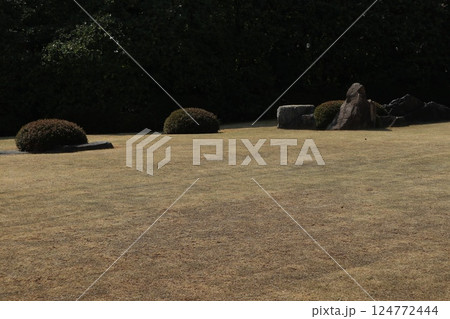 春の日の京都城南宮の庭園 春の日の京都城南宮の庭園 124772444