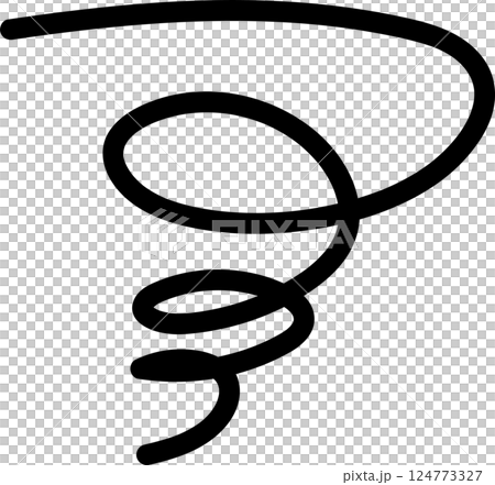 Illustration of messy, tangled lines. Icons representing frustration, stress, depression, and worries. 124773327