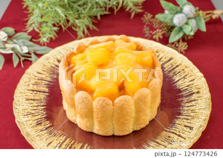 マンゴーチーズケーキ マンゴーチーズケーキ 124773426
