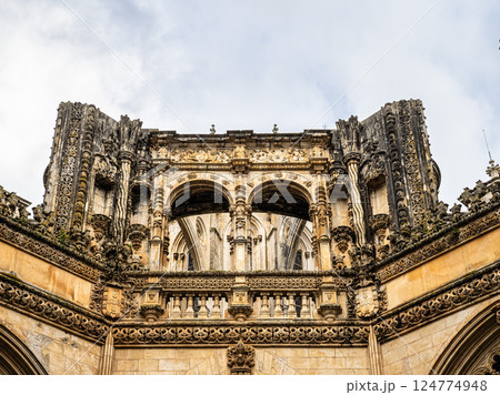 The Capelas Imperfeitas, Unfinished Chapels of Monastery of Batalha at Batalha, Portugal. The Capelas Imperfeitas, Unfinished Chapels of Monastery of Batalha at Batalha, Portugal. 124774948