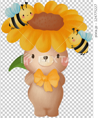 Cute Bee and Bear Clipart Bear with Honey and Flowers Cartoon Teddy Bear Bee Cute Bee and Bear Clipart Bear with Honey and Flowers Cartoon Teddy Bear Bee 124775227