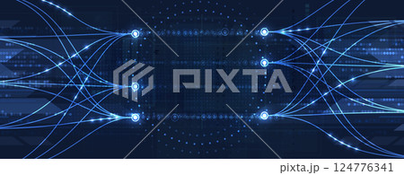 Data technology and machine learning neural flow network 124776341