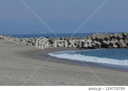 高知県　ヤシィパーク付近から見た風景 124778789