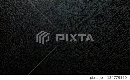 《AI画像》黒い革のテクスチャー 124779520