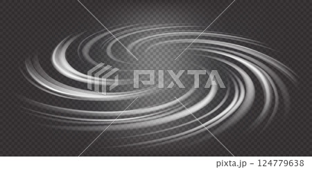 Circle spinning air effect 124779638