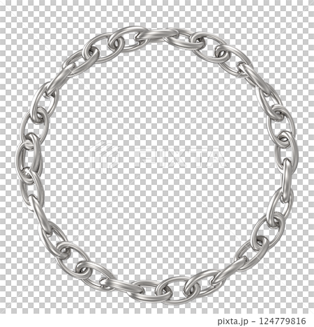 Silver Chain Link Design Silver Chain Link Design 124779816