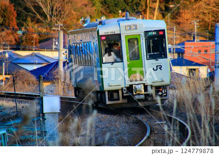 『ゆうゆうあぶくまライン』を征く… 磐越東線・キハ110系 124779878