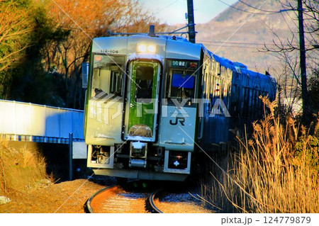 『ゆうゆうあぶくまライン』を征く… 磐越東線・キハ110系 124779879