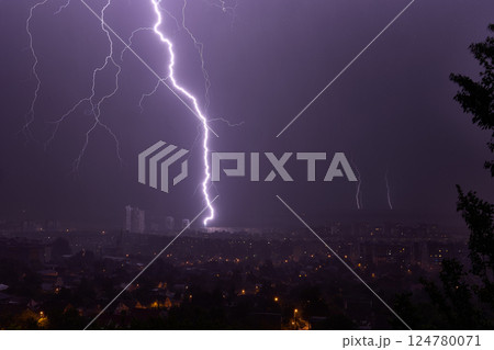 Nature's power over modern urban environment 124780071