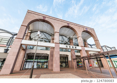 長崎県佐世保市　日本最西端の駅　JR佐世保駅 124780083