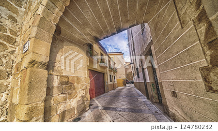 Street Scene, Traditional Architecture, Plasencia, Spain Street Scene, Traditional Architecture, Plasencia, Spain 124780232