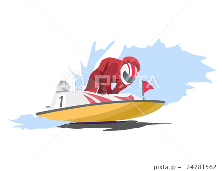 ボートレース(赤) ボートレース(赤) 124781562