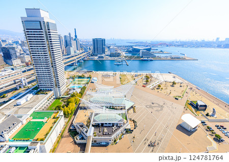 神戸ポートタワーから見た景色 兵庫県神戸市 神戸ポートタワーから見た景色 兵庫県神戸市 124781764