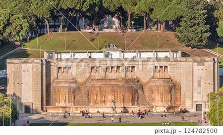 Fonte Luminosa fountain timelapse. Alameda public park in the city center. Lisbon. Portugal. Fonte Luminosa fountain timelapse. Alameda public park in the city center. Lisbon. Portugal. 124782500