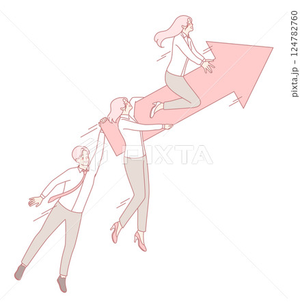 The significance of teamwork and the subsequent growth that it fosters in business development 124782760