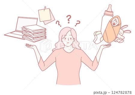 Successfully Balancing the Challenges of Work and Parenting Responsibilities in Life 124782878