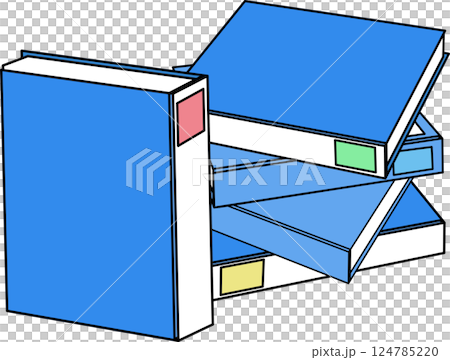 成堆的文件 成堆的文件 124785220