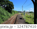 鉄道　鹿児島県　指宿枕崎線　大山駅　ホーム　鹿児島中央方面　2020 124787410