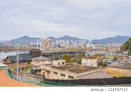 犬山市にある犬山城周辺の風景(愛知県) 124787515