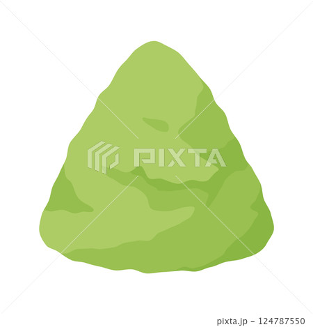 すりおろした山葵のイラスト すりおろした山葵のイラスト 124787550