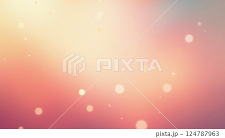 Abstract gradient with bokeh lights in warm pastel colors Abstract gradient with bokeh lights in warm pastel colors 124787963