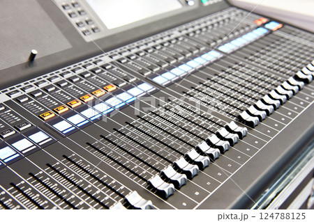 Digital audio mixing console 124788125